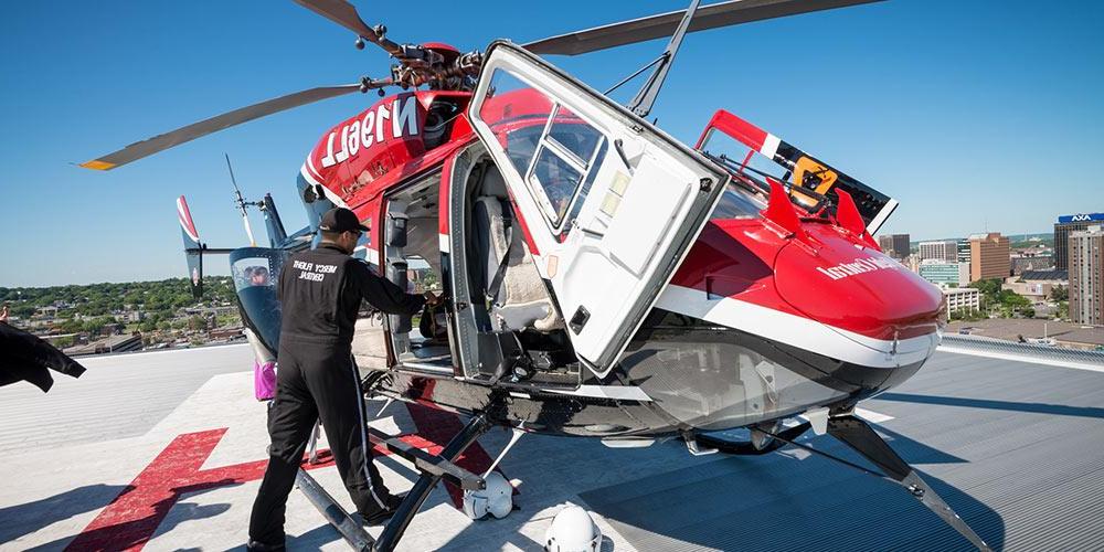 Critical care helicopter